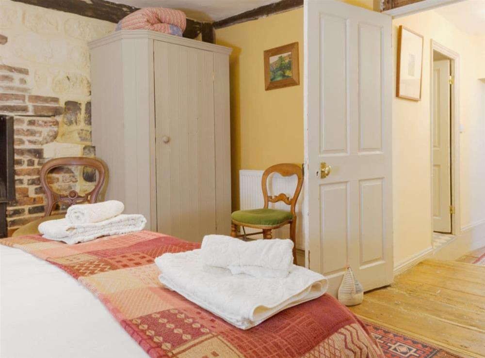 Spacious double bedroom at Fossilers Lodge in Lyme Regis, Dorset