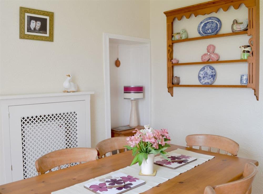 Dining room at Foston Grange Cottage in York, North Yorkshire
