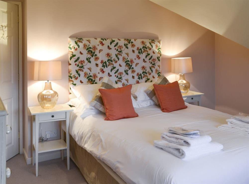 Comfortable double bedroom at Foulden Hill Farm Cottage in Berwick-Upon-Tweed, Northumberland