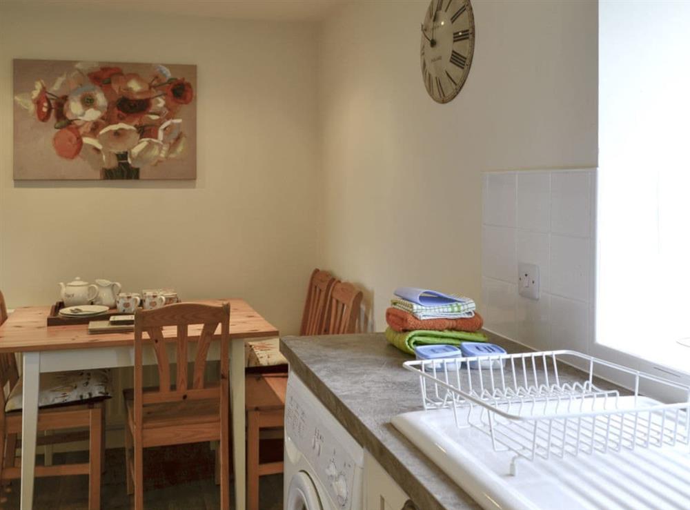 Convenient dining area within kitchen at Foulden Hill Farm Cottage in Berwick-Upon-Tweed, Northumberland