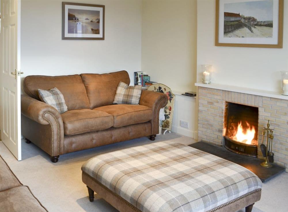 Warm and welcoming living room at Foulden Hill Farm Cottage in Berwick-Upon-Tweed, Northumberland