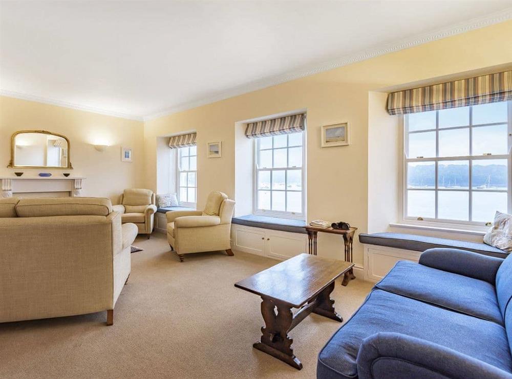 Relax in the living area (photo 2) at Fountain House in St Mawes, Cornwall