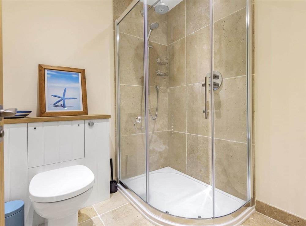 This is the bathroom at Fountain House in St Mawes, Cornwall