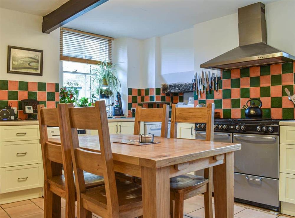 Kitchen/diner at Fountain View Cottage in Youlgreave, Derbyshire