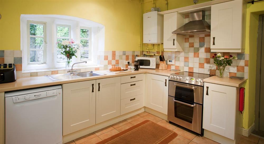 The kitchen at Fountains Cottage in Ripon, North Yorkshire
