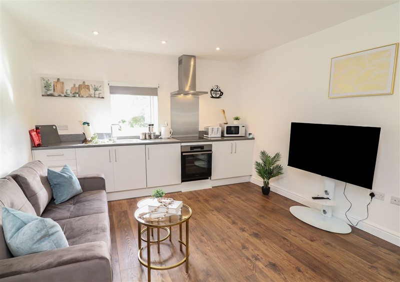 The living room at Four, Peterborough