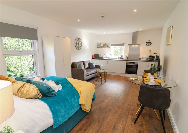 This is the bedroom at Four, Peterborough
