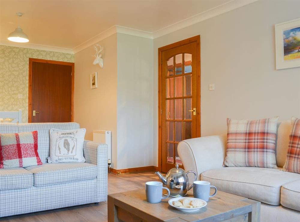 Cosy living room at Four Winds in Drumnadrochit, near Inverness, Inverness-Shire