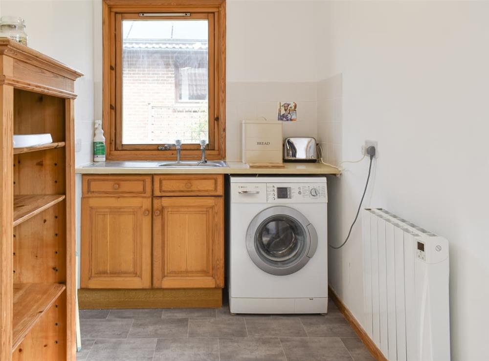 Utility room at Fourbouys Apartment in Whitstable, Kent