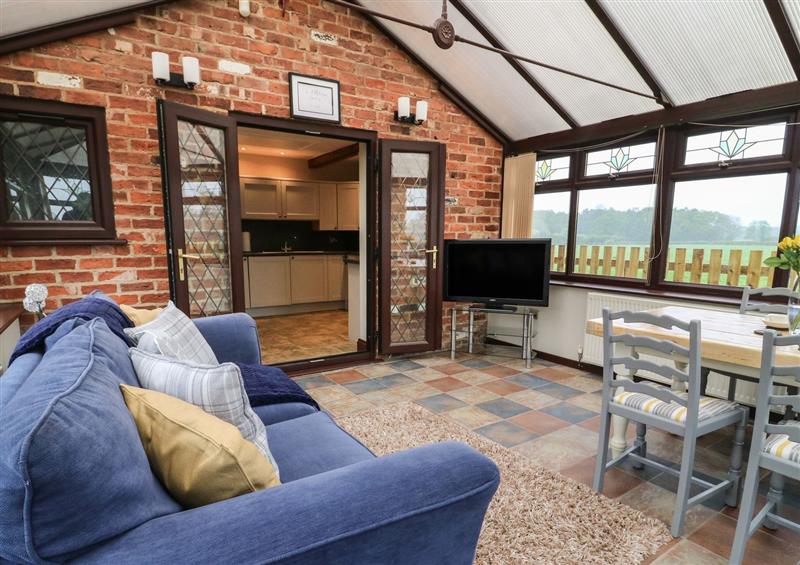 Relax in the living area at Fourth Milestone Granary, York