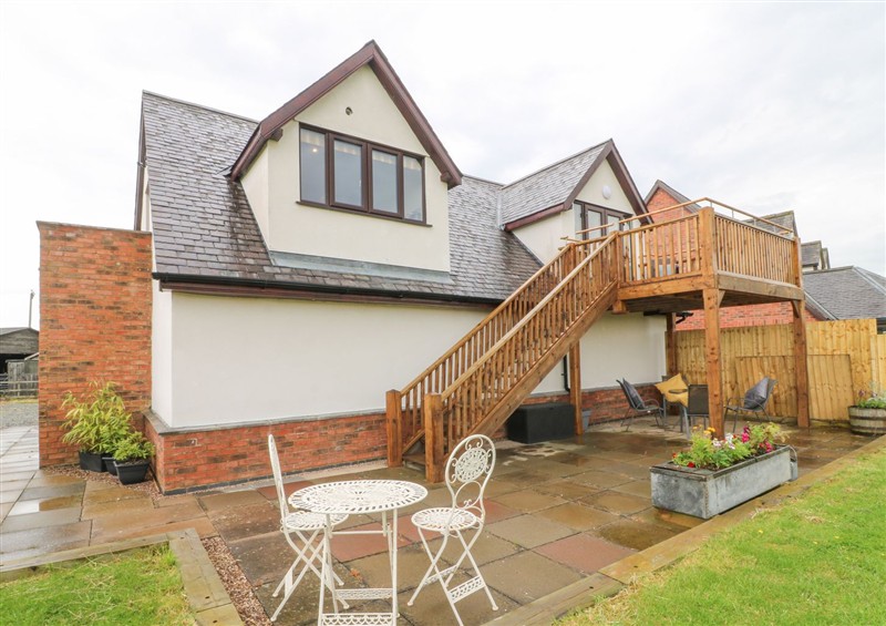 Outside Fourways Loft at Fourways Loft, Smeeton Westerby near Kibworth
