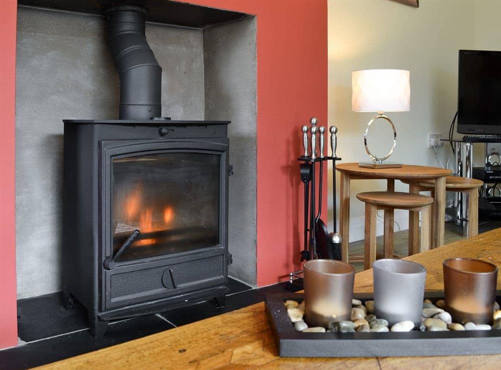 Wood burner at Fourwinds in Keswick, Cumbria