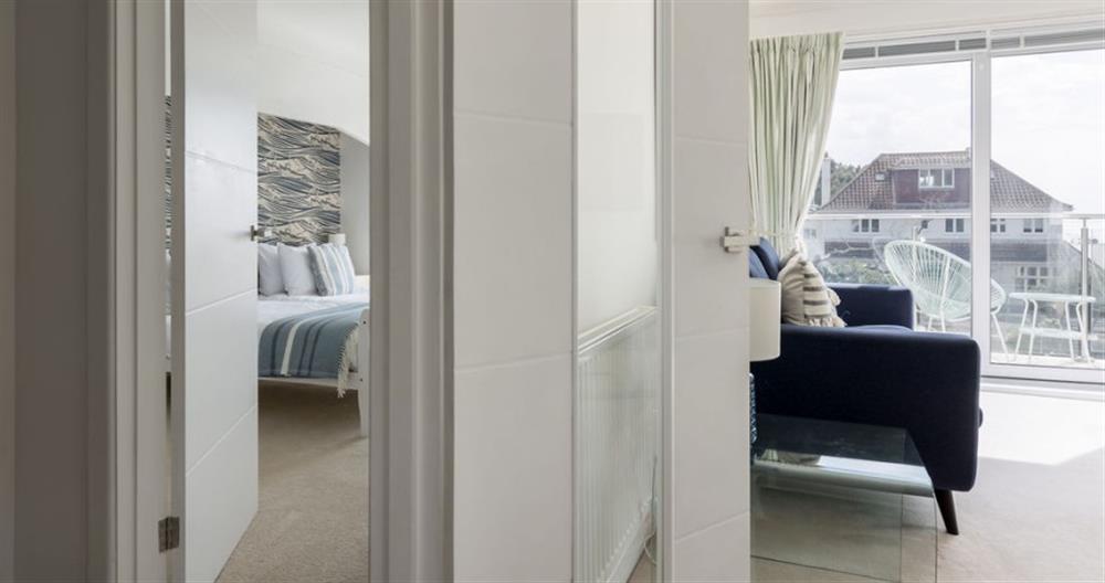 This is a bedroom at Fourwinds No.6 in Sandbanks