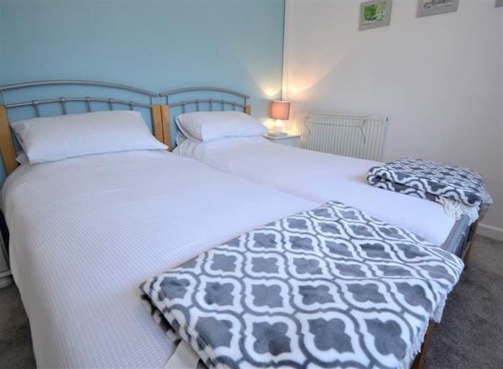 Twin bedroom at Fowey at Number 5 in Fowey, Cornwall