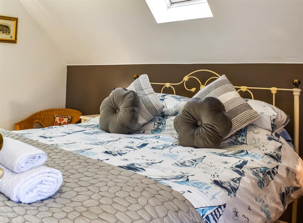Double bedroom at Fox Cottage in Mylor Bridge, near Falmouth, Cornwall