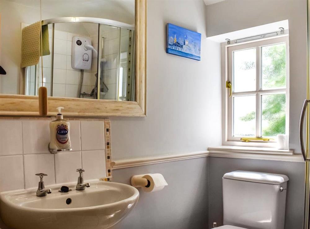 Shower room at Fox Cottage in Mylor Bridge, near Falmouth, Cornwall
