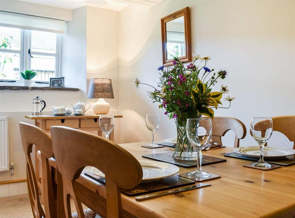 Dining Area at Fox Cover Cottage in Little Edstone, near Pickering, North Yorkshire