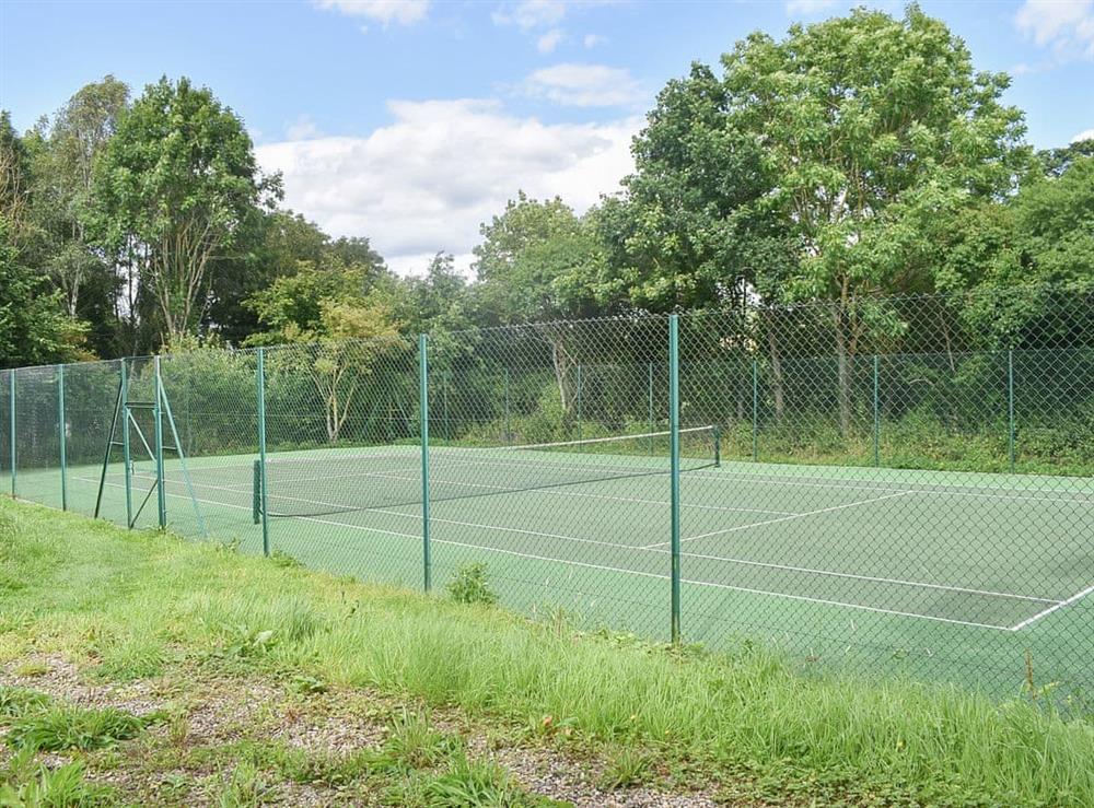 Shared tennis court at Fox Cover Cottage in Little Edstone, near Pickering, North Yorkshire
