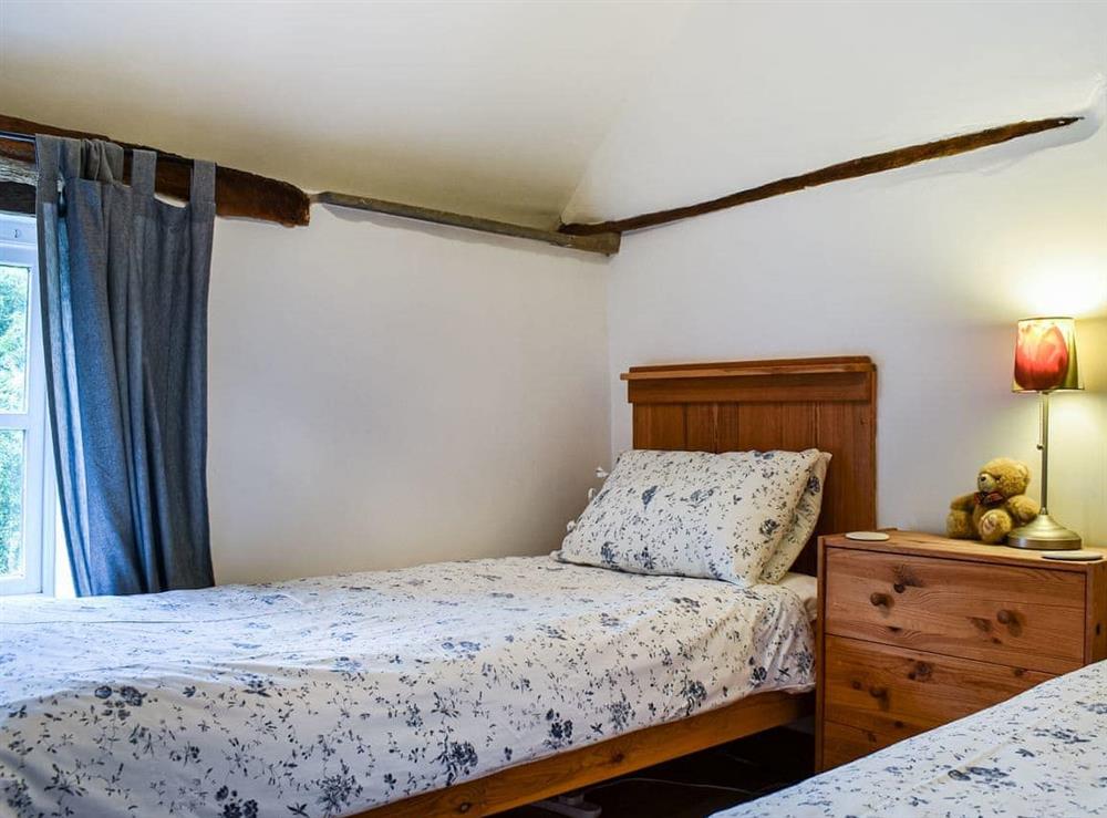Twin bedroom at Fox Cover Cottage in Little Edstone, near Pickering, North Yorkshire