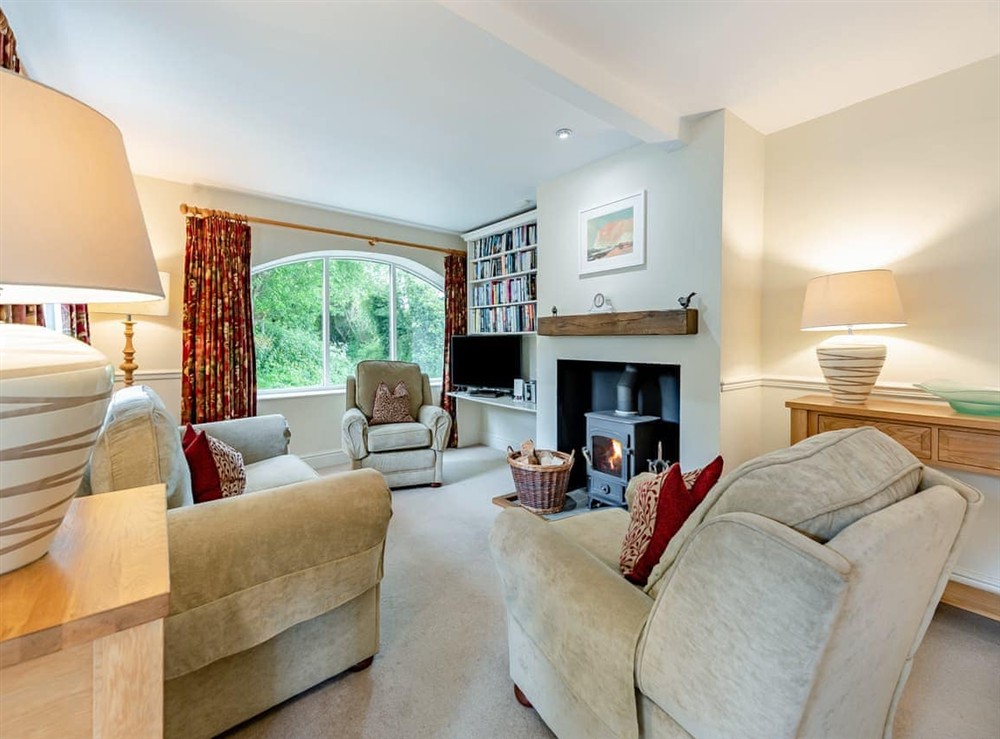 Living area at Fox Cover in Doxford, near Embleton, Northumberland