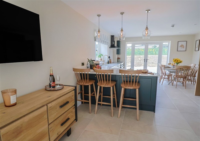 Dining room at Fox Den, Pendomer near Yeovil