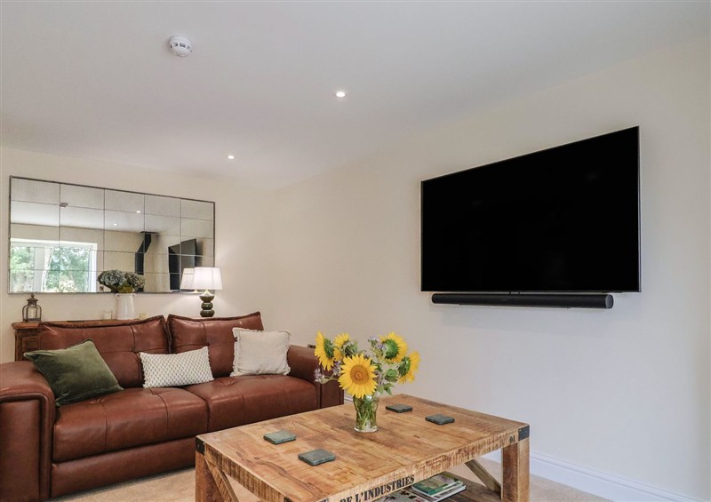 Relax in the living area at Fox Den, Pendomer near Yeovil
