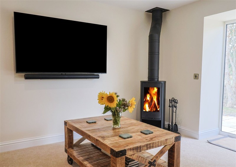 The living area at Fox Den, Pendomer near Yeovil