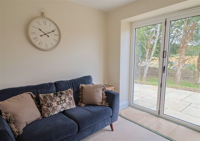 The living room at Fox Den, Pendomer near Yeovil