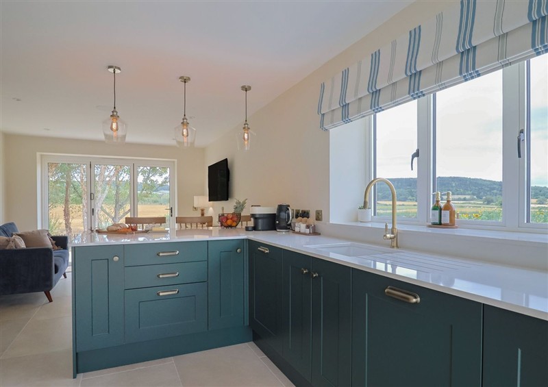 This is the kitchen at Fox Den, Pendomer near Yeovil