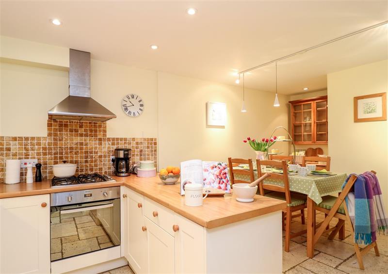 The kitchen at Fox Hat Cottage, Chagford