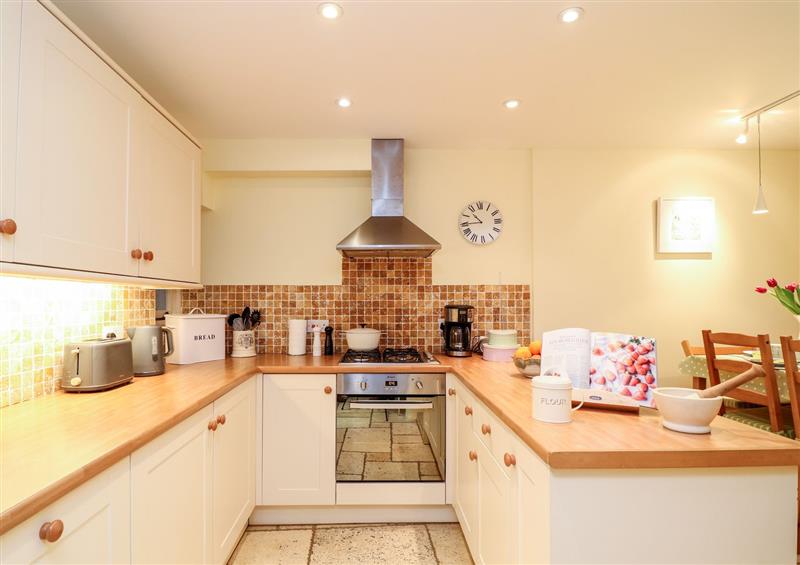 This is the kitchen at Fox Hat Cottage, Chagford