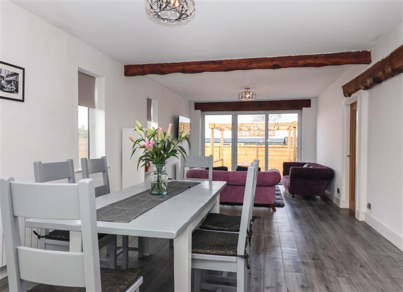 Relax in the living area at Fox Retreat, Sherburn