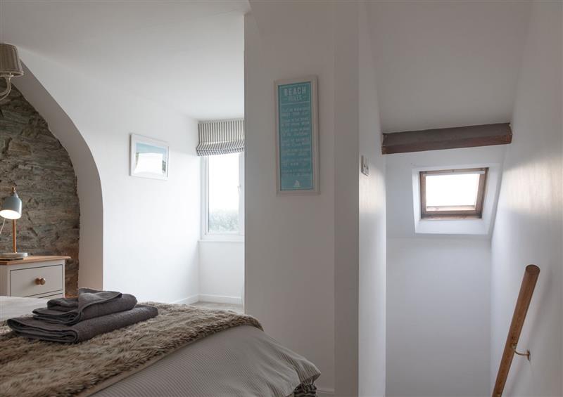 One of the bedrooms at Foxbear, Malborough