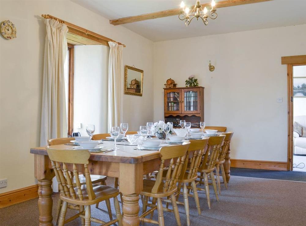 Appealing dining area at Foxcote in Marstow, near Ross-on-Wye, Herefordshire