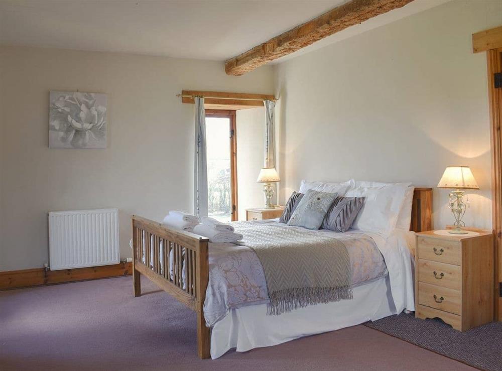 Comfortable master bedroom at Foxcote in Marstow, near Ross-on-Wye, Herefordshire