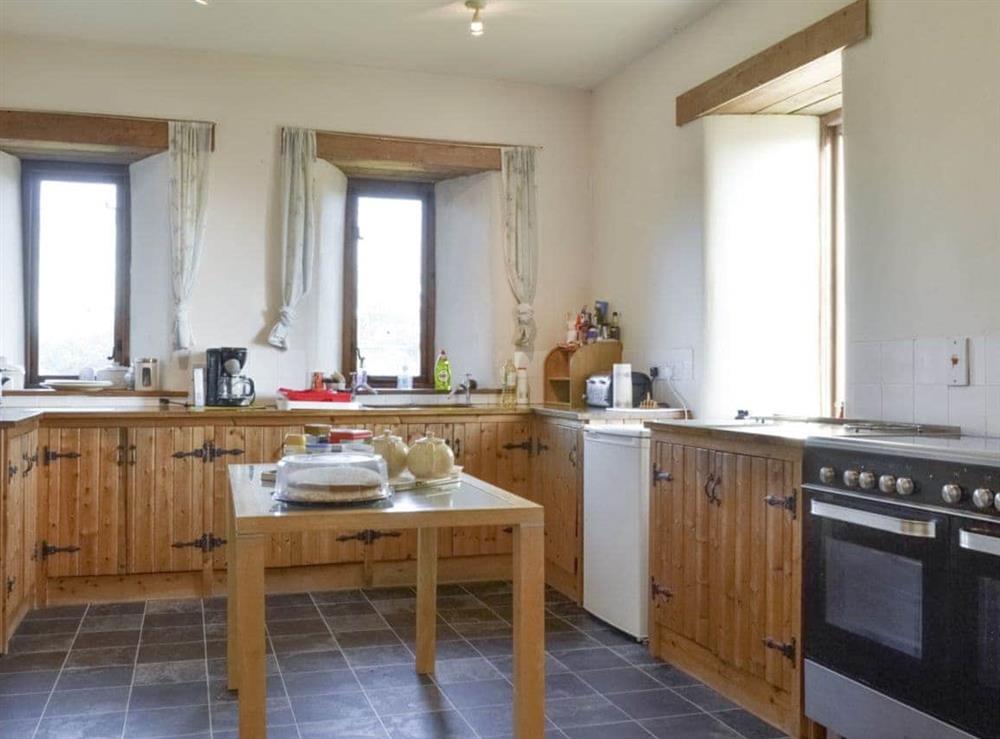 Well-equipped fitted kitchen at Foxcote in Marstow, near Ross-on-Wye, Herefordshire