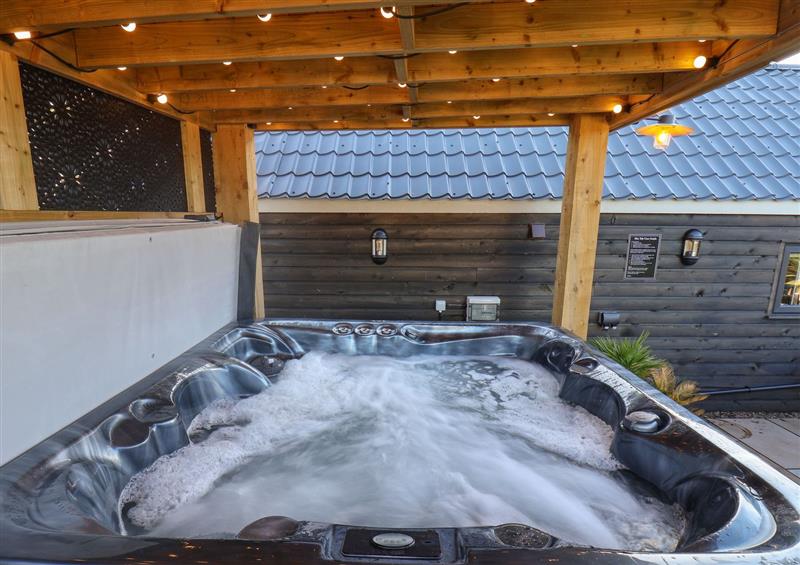 Spend some time in the hot tub at Foxes Den, Seamer