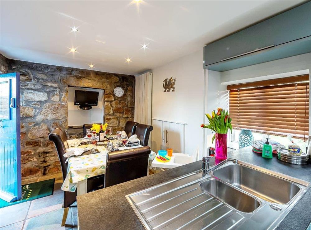 Convenient dining area within kitchen/diner at Foxes Reach in Chepstow, Gwent