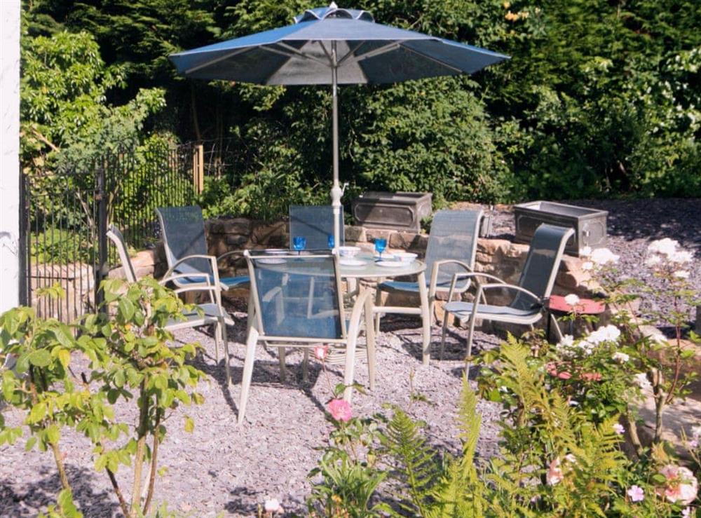 Sitting-out-area at Foxes Reach in Chepstow, Gwent