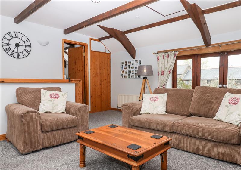 Enjoy the living room at Foxglove Barn, South Brent