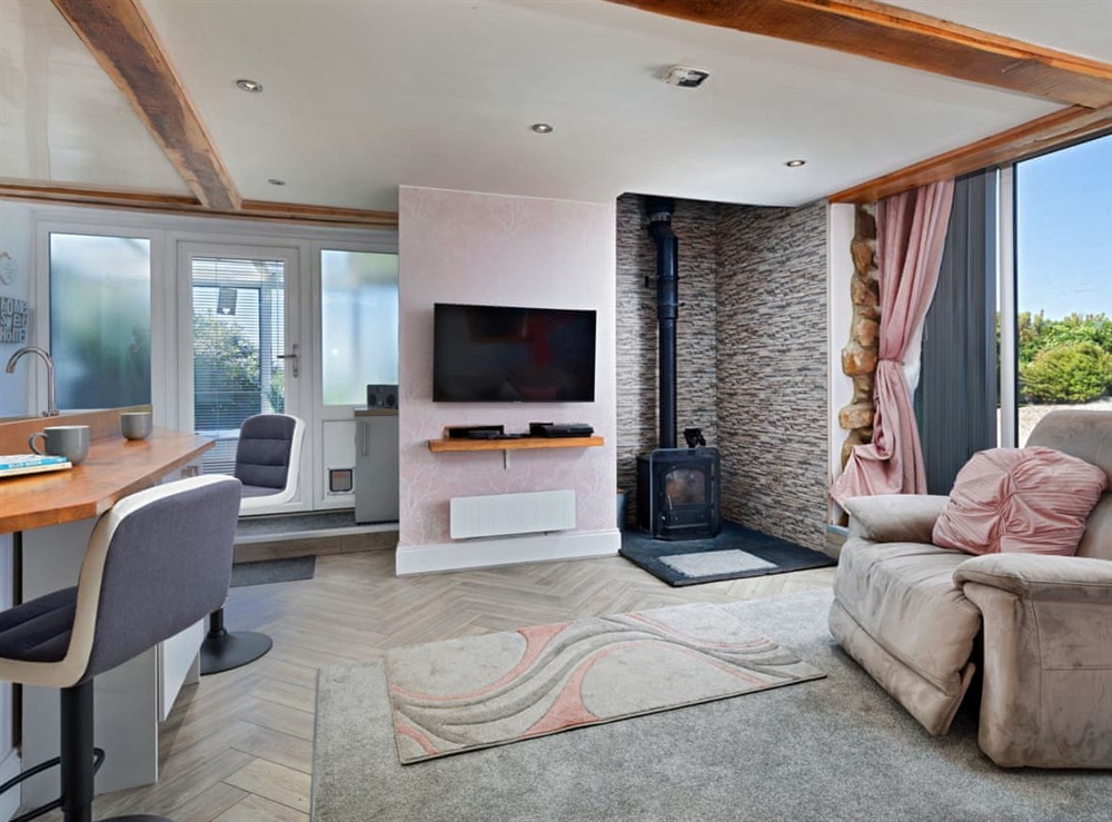 Living area at Foxglove Corner in Whitby, North Yorkshire