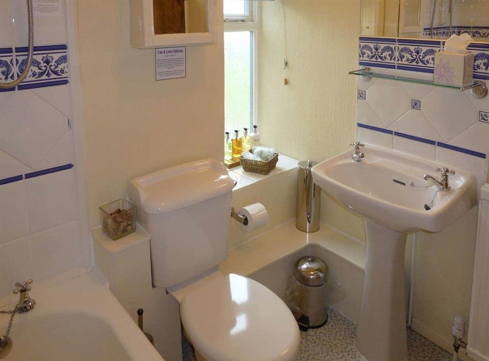 Bathroom at Foxglove Cottage in Alton, near Chesterfield, Derbyshire