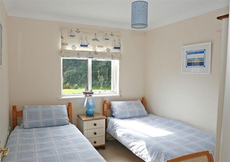 One of the bedrooms at Foxglove Cottage, Falmouth