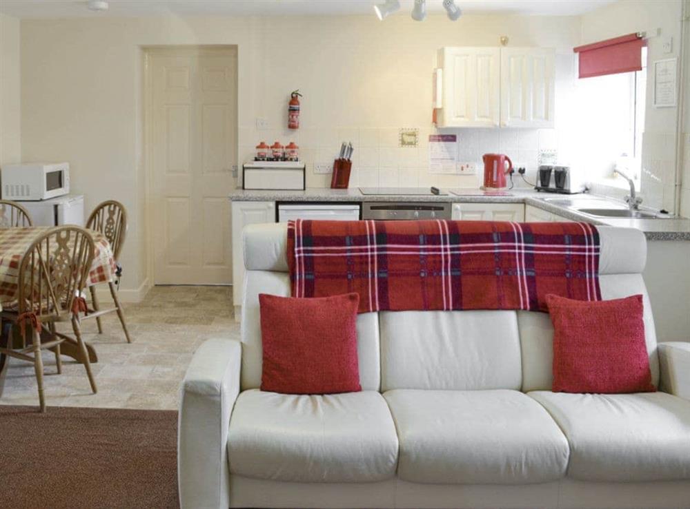 Good-sized open-plan living space at Foxglove Cottage in Wootton Fitzpaine, near Charmouth, Dorset