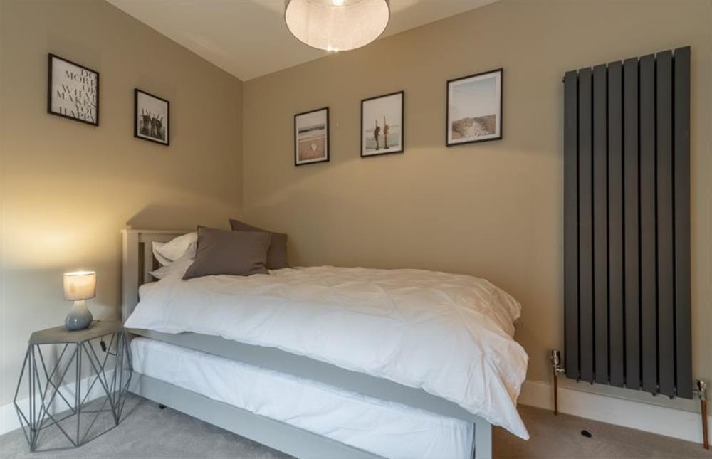 First floor: Bedroom three offering full-size single, twin or super-king option at Foxhill House, South Creake near Fakenham