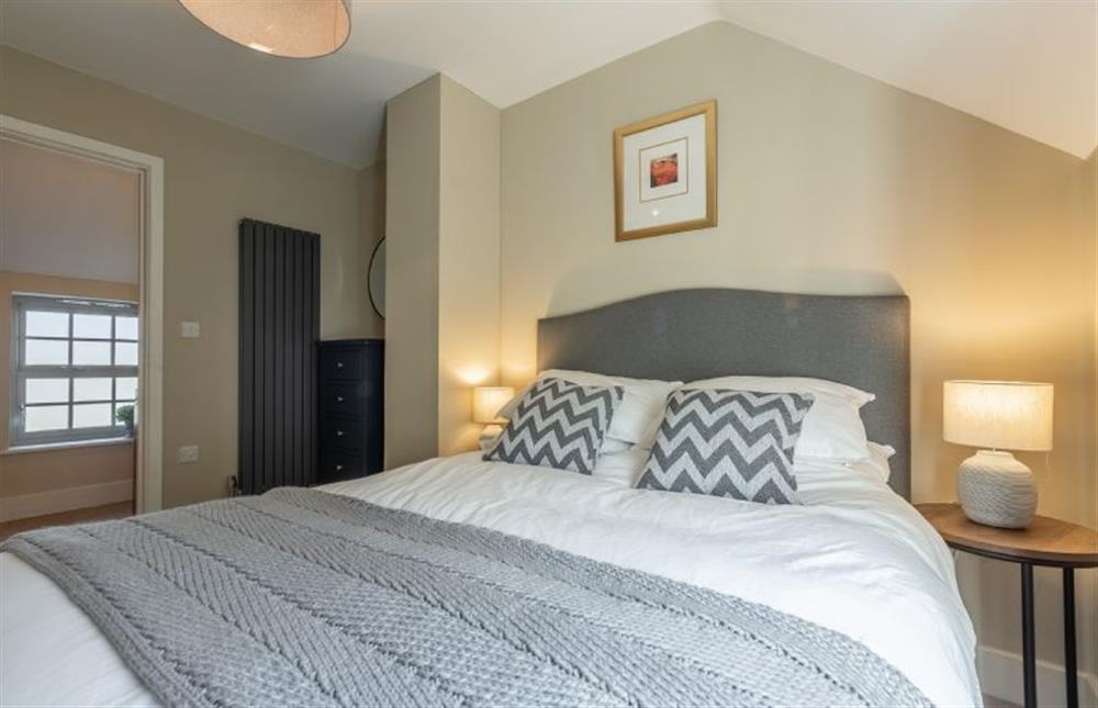 First floor: Master bedroom with double bed at Foxhill House, South Creake near Fakenham