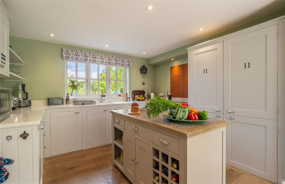 Charming yet practical country kitchen at Foxhole Cottage, Framsden