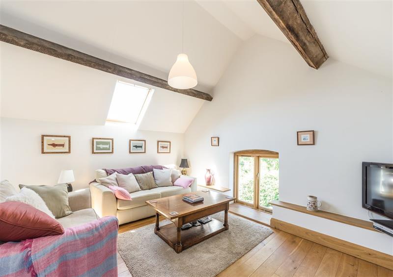 Relax in the living area at Foxholes Barn, Farlow near Cleobury Mortimer