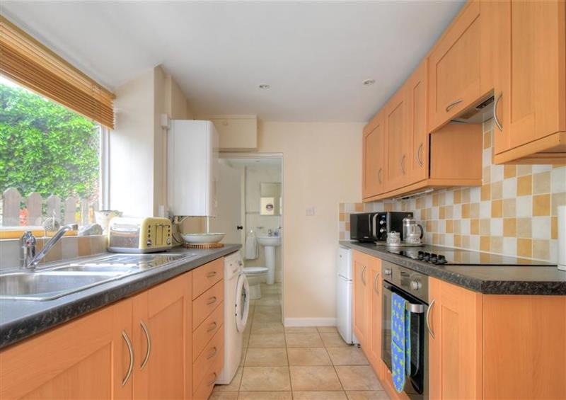 This is the kitchen at Foxley Cottage, Charmouth
