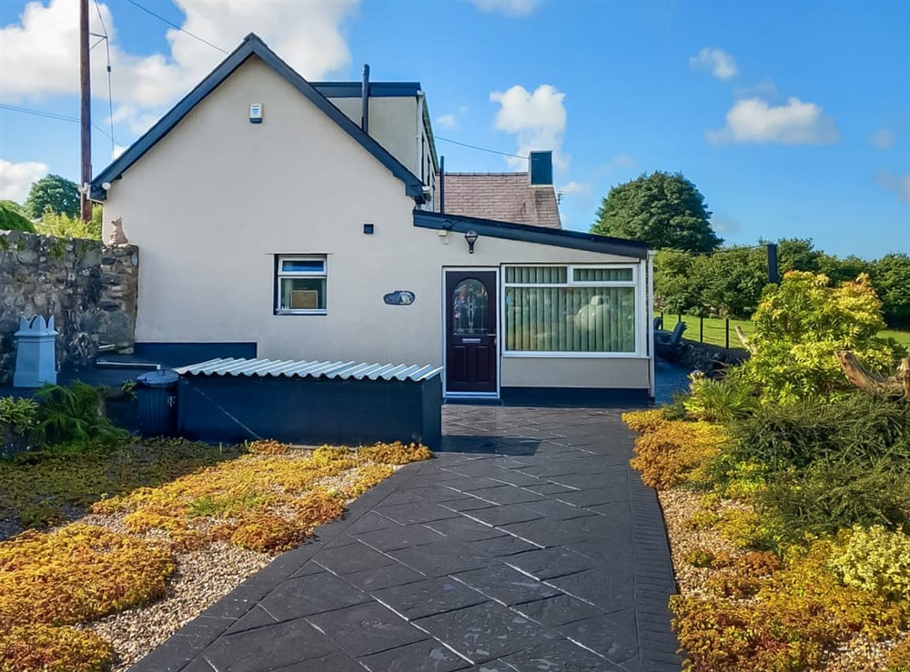 Exterior at Foxs Lair Farmhouse. in Groeslon Nr Caernarfon, Gwynedd
